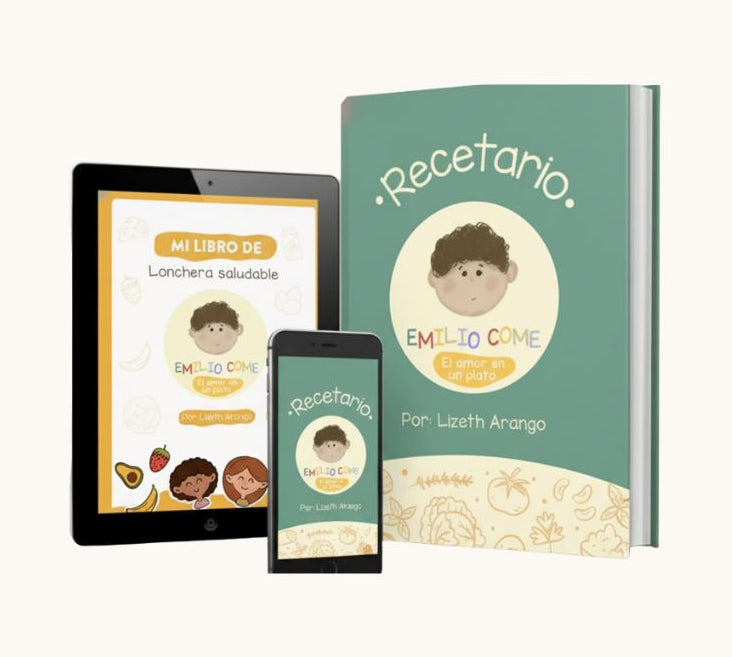 Recetario Completo + Loncheras Saludables Avaladas por Nutricionista Infantil